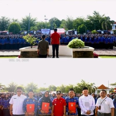 Bupati Muratara Resmi Serahkan SK PPPK Paruh Waktu TA 2025,Terimakasih Gagasan Presiden Prabowo Subianto