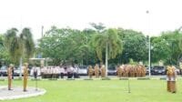 Pj. Walikota Pabumulih H. Elman Pimpin Apel Bulanan