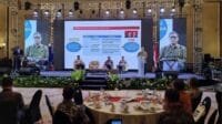 Sekda dan Plt Kadis Kominfotiksan Hadiri Acara Kolaborasi RRI News
