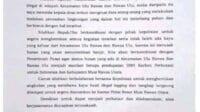 Berdasarkan Surat Edaran Bupati Muratara Prihal Penebangan Pohon ILegal Logging
