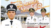 Mukti Kepala Desa Lubuk Mas mengucapkan Selamat atas Dilantiknya Bupati dan Wakil Bupati Musi Rawas Utara