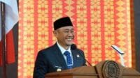 Paripurna DPRD Mendengarkan Pidato Walikota Lubuklinggau H Rachmat Hidayat