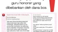 Kepsek SDN1 Embacang Baru Memberi Keterangan Mengenai Gaji Guru Honorer,Yang Viral di Medsos