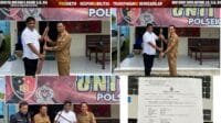 Secara Sukarela Warga Batu Gajah Baru Serahkan Dua Senpira ke Polsek Rupit