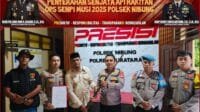 Penyerahan Senpira Laras Panjang Ke Polsek Nibung – Polres Muratara
