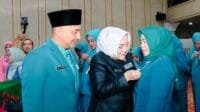 Bupati Hj.Ratna Machmud Mengukuhkan dan Melantik Pengurus Tim Penggerak PKK