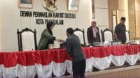 DPRD Kota Pagar Alam Paripurna Laporan Hasil Reses Tahap II