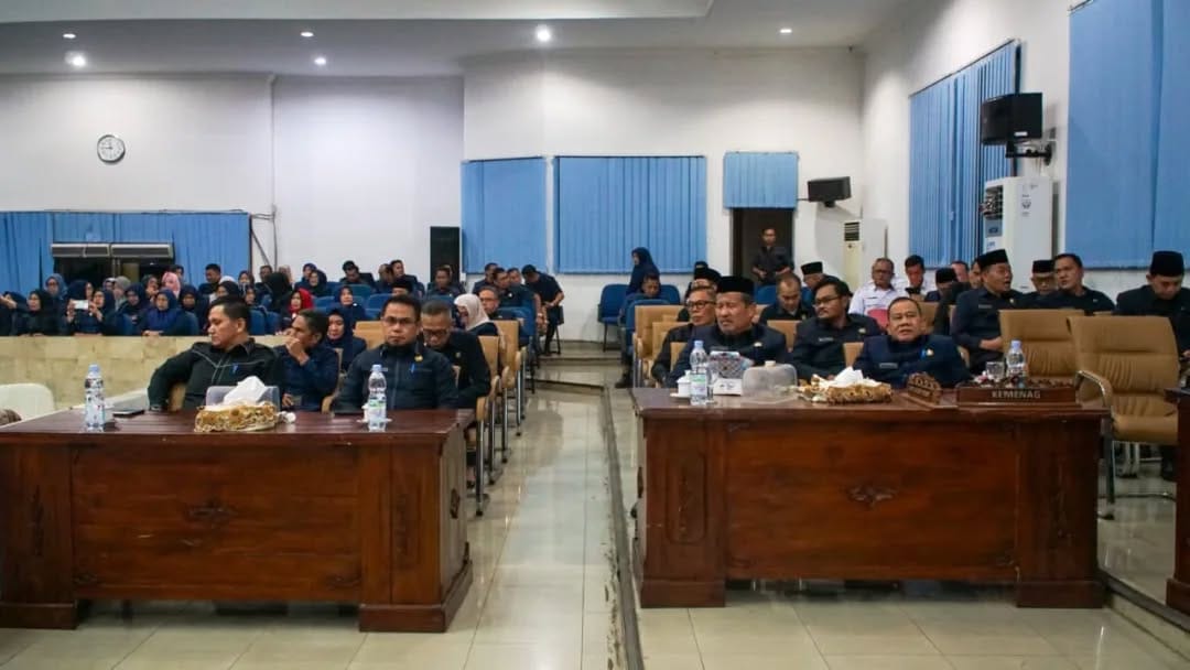 Rapat Paripurna Bahas Raperda Tentang RPJMD Kabupaten Lahat Tahun 2025-2029