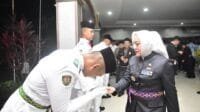 Bupati H. Musi Rawas Ratna Macmud Resmi Kukuhkan Paskibraka