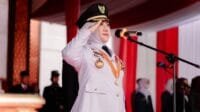 Bupati Hj. Musi Rawas Ratna Machmud Menjadi Inspektur Pengibaran Bendera Merah Putih Proklamasi HUT RI ke- 80