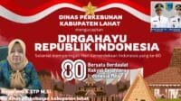Dinas Perkebunan Kabupaten Lahat Mengucapkan Dirgahayu  RI ke-80