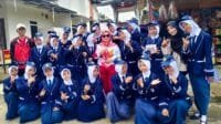 Lomba Gerak Jalan SMP N 2 Rupit Dalam Memperingati HUT RI Ke 80