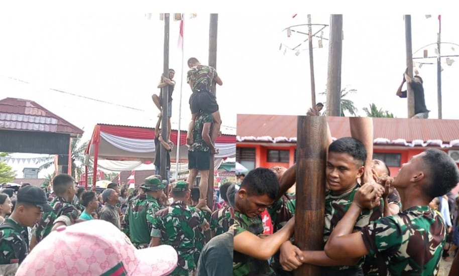 Dispora Muratara Gelar Berbagai Perlombaan,Personel TNI Turut Meriahkan HUT RI ke-80,