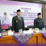 Wali Kota Pagar Alam Ludi Oliansyah Lantik Dua Pejabat Pimpinan Tinggi Pratama