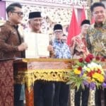 Wakil Wali Kota H. Rustam Effendi Penandatanganan MoU Antara Pemda se-Sumsel Dengan BPS