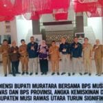 Kemiskinan Turun Dua Digit, Bupati Muratara Apresiasi BPS: “Kerja Keras yang Berdampak Nyata”