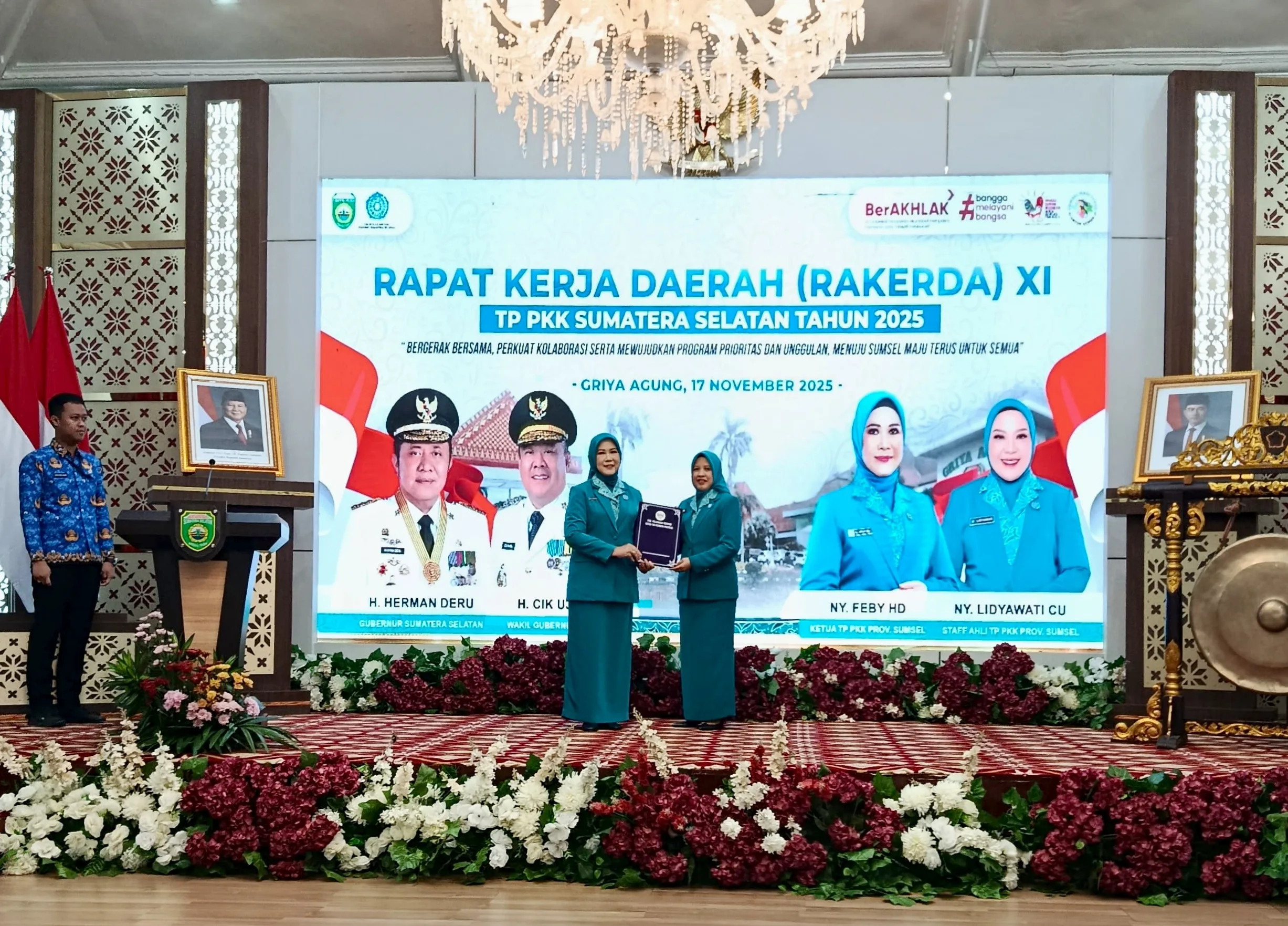 Hj. Nafisah Wahyudi Jabat Ketua TP PKK Muratara Sisa Masa Bakti 2025–2030