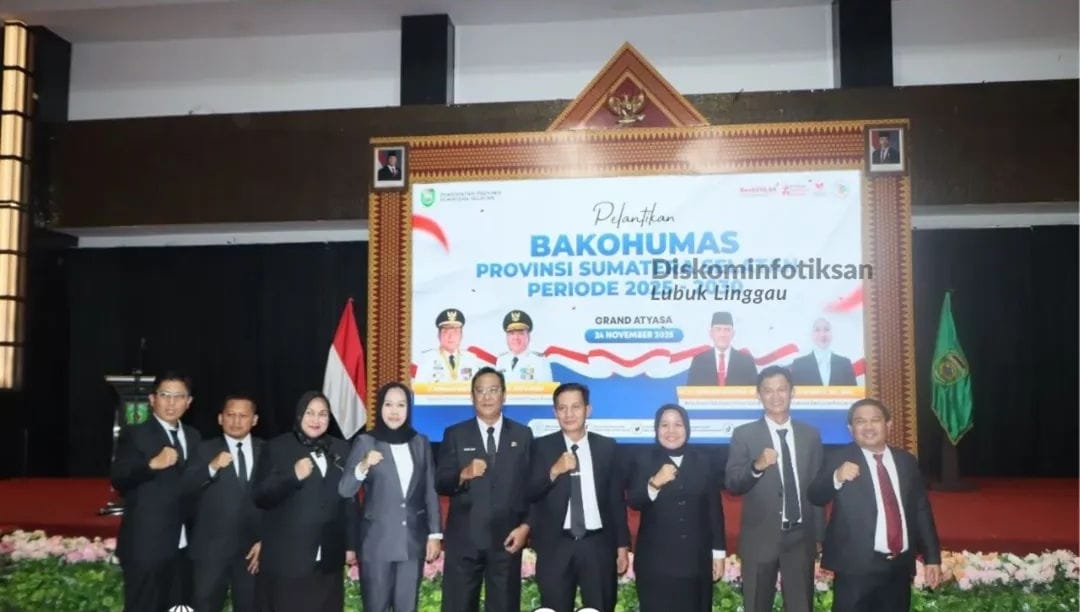 Kadis Kominfotiksan Kota Lubuklinggau Ervan Affansyah Dilantik Sebagai Pengurus Bakohumas Sumsel