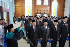 179 Pejabat Dilingkungan Pemkot Pagar Alam Dilantik Walikota Ludi Oliansyah