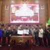 Paripurna Penandatanganan Nota Kesepahaman MoU dan Penetapan Keputusan Propemperda DPRD dan Pemkab Mura