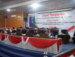 Paripurna Pengambilan Sumpah Janji Jabatan Wakil Ketua I DPRD Empat Lawang Sisa Masa Jabatan 2024–2029