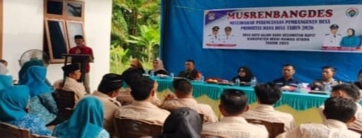 Desa Batu Gajah Baru Gelar Musrenbangdes, Salurkan BLT dan Resmikan Kantor Baru