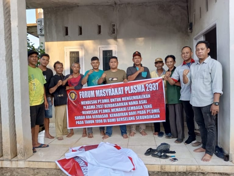 Forum Masyarakat Plasma 2937 Desa PT DMlL Untuk Kembalikan Plasma Sesuai Keabsahannya