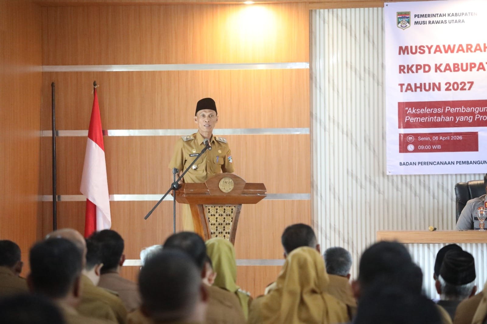 Junius Wahyudi Wabup Muratara Hadiri Musrenbang RKPD 2027,Tingkat Kabupaten