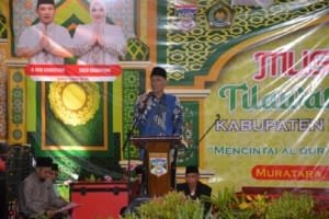 Wabup H Junius Wahyudi Resmi Buka MTQ Ke X kabupaten Muratara