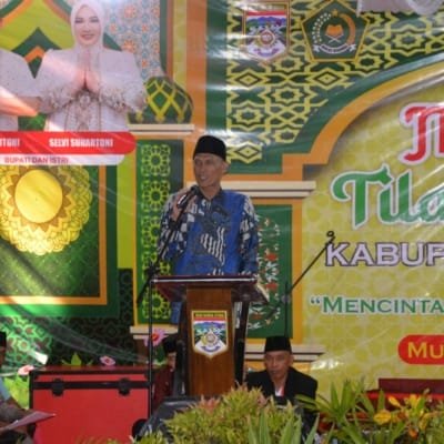 Wabup H Junius Wahyudi Resmi Buka MTQ Ke X kabupaten Muratara