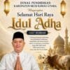 Kepala Dinas Pendidikan Muratara Ucapkan Selamat Hari Raya Idul Adha 1447 H