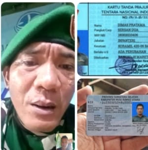 Gunakan Seragam Loreng, Diduga Untuk Modus Menipu