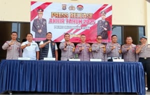Polres Muratara Gelar Press Release Akhir Tahun 2025, Paparkan Capaian Kinerja dan Penanganan Kamtibmas