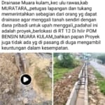 Diduga Proyek Drainase Bermasalah, Warga Muara Kulam Keluhkan Kontraktor Pelaksana