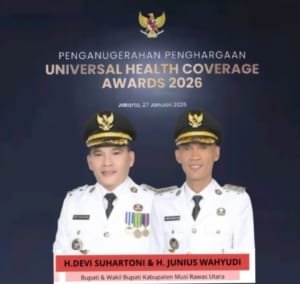 Prestasi Nasional, Kabupaten Muratara Raih UHC Awards 2026 Kategori Madya