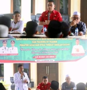 Cetak Generasi Berakhlak, Bupati Muratara Hadiri Rakerda MUI dan ToT Pemateri SD
