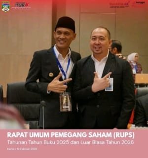 H. Junius Wahyudi, ST., M.Si Wabup Muratara Hadiri RUPS Tahunan