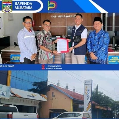 Bapenda Muratara Perkuat Sinergi dengan Bank Mandiri dan DPMPTSP untuk Optimalisasi PAD