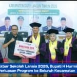 Wisuda Akbar Sekolah Lansia 2026, Bupati Hurmin Dorong Perluasan Program ke Seluruh Kecamatan