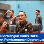 Bupati Sarolangun Hadiri RUPS PT Bank Pembangunan Daerah Jambi
