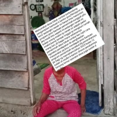 Viral di Medsos, Warga Lubuk Rumbai Pertanyakan Validasi Data Penerima Bantuan Pemerintah