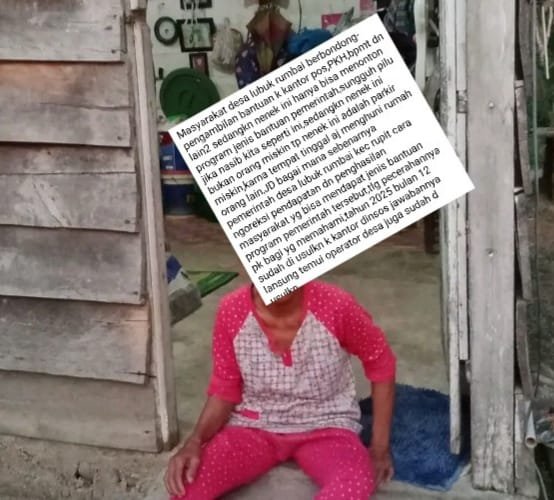 Viral di Medsos, Warga Lubuk Rumbai Pertanyakan Validasi Data Penerima Bantuan Pemerintah