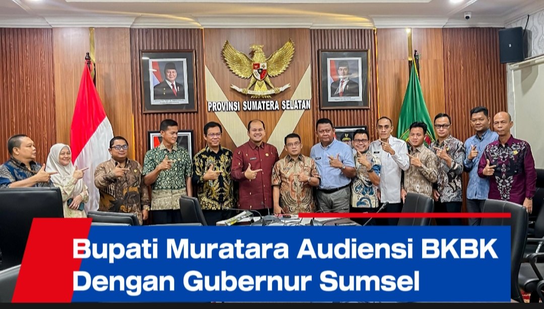 Bupati Muratara Audiensi BKBK dengan Gubernur Sumsel