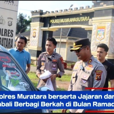 Kapolres Muratara berserta Jajaran dan Pers Kembali Berbagi Berkah di Bulan Ramadan