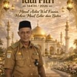 Kepala Desa Sumber Makmur Beserta Perangkat dan Stafnya Mengucapkan Selamat Hari Raya Idul Fitri