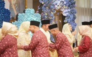 Bupati Hj. Ratna Machmud dan Wakil Bupati H. Suprayitno Ramah Tamah Bersama Gubernur H. Herman Deru