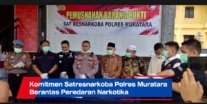 Komitmen Satresnarkoba Polres Muratara Berantas Peredaran Narkotika