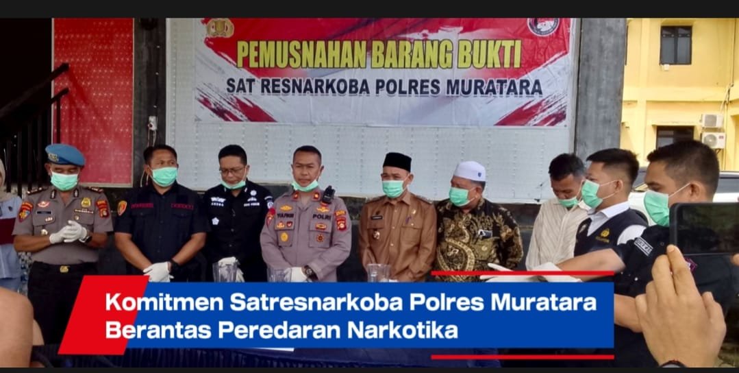 Komitmen Satresnarkoba Polres Muratara Berantas Peredaran Narkotika