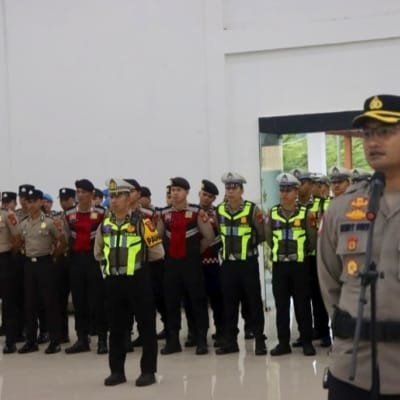 Nomor Satukan Kedisiplinan, Tegas Kapolres Muratara Saat Apel Pagi