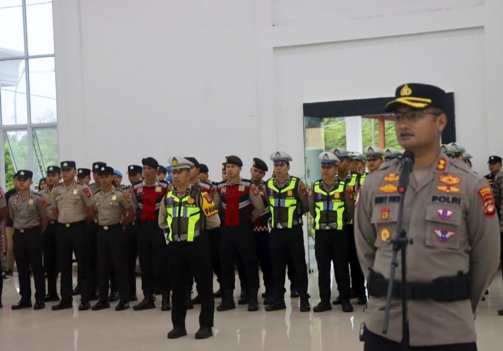 Nomor Satukan Kedisiplinan, Tegas Kapolres Muratara Saat Apel Pagi